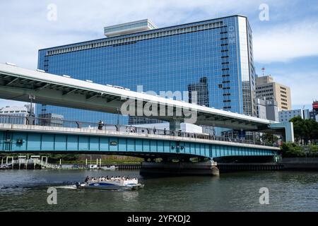 Pont Temmabashi Osaka japon Banque D'Images