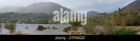 Monument de Glenfinnan par Loch Shiel, Écosse Banque D'Images