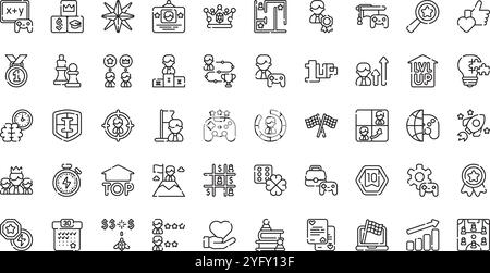 Collection d'icônes vectorielles de haute qualité avec contour modifiable. Idéal pour les projets professionnels et créatifs. Illustration de Vecteur