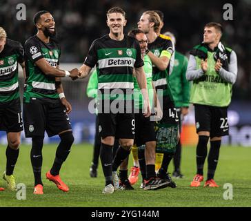 Lisbonne, Portugal. 05 novembre 2024. LISBONNE, PORTUGAL - 5 NOVEMBRE : match de l'UEFA Champions League entre Sporting et MAN City au stade José Alvalade le 5 novembre 2024 à Lisbonne, Portugal. (Photo de Wanderson Oliveira/PxImages) crédit : Px images/Alamy Live News Banque D'Images