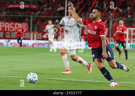 Argentine. 05 novembre 2024. Buenos Aires, 05.11.2024, de l'Independiente lors du match pour la Ligue Argentine au stade Ricardo Bochini ( Credit : Néstor J. Beremblum/Alamy Live News Banque D'Images