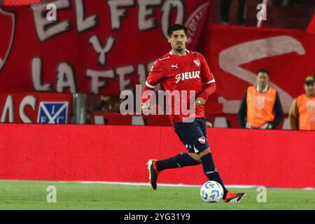 Argentine. 05 novembre 2024. Buenos Aires, 05.11.2024, de l'Independiente lors du match pour la Ligue Argentine au stade Ricardo Bochini ( Credit : Néstor J. Beremblum/Alamy Live News Banque D'Images