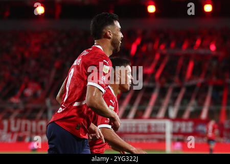 Argentine. 05 novembre 2024. Buenos Aires, 05.11.2024, de l'Independiente lors du match pour la Ligue Argentine au stade Ricardo Bochini ( Credit : Néstor J. Beremblum/Alamy Live News Banque D'Images