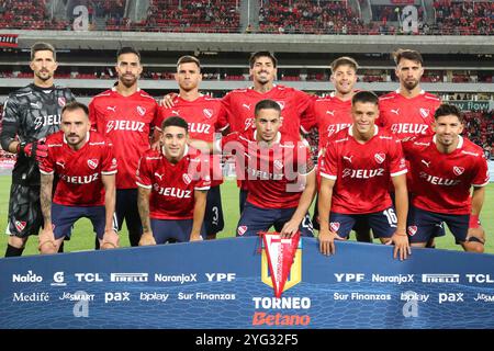 Argentine. 05 novembre 2024. Buenos Aires, 05.11.2024, de l'Independiente lors du match pour la Ligue Argentine au stade Ricardo Bochini ( Credit : Néstor J. Beremblum/Alamy Live News Banque D'Images