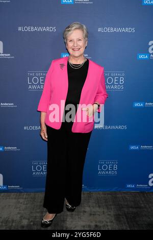 Diana Henriques lors des Gerald Loeb Awards 2024 présentés par UCLA Anderson, qui se sont tenus à la Rainbow Room à New York, New York, USA, le jeudi 10 octobre 2024. Crédit : Jennifer Graylock-Graylock.com Banque D'Images