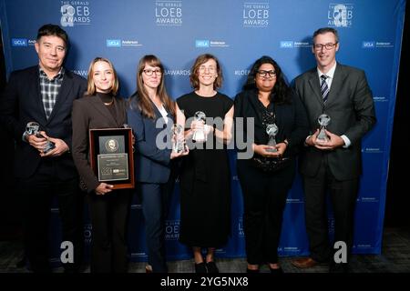 Lauréats, Bloomberg lors des Gerald Loeb Awards 2024 présentés par UCLA Anderson, qui se sont tenus à la Rainbow Room à New York, New York, États-Unis, le jeudi 10 octobre 2024. Crédit : Jennifer Graylock-Graylock.com Banque D'Images