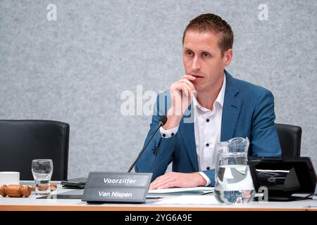 DEN HAAG, PAYS-BAS - 19 JUIN : Michiel van Nispen (SP) lors du débat plénier à la Tweede Kamer le 19 juin 2024 à Den Haag, pays-Bas (photo de John Beckmann/Orange Pictures) Banque D'Images