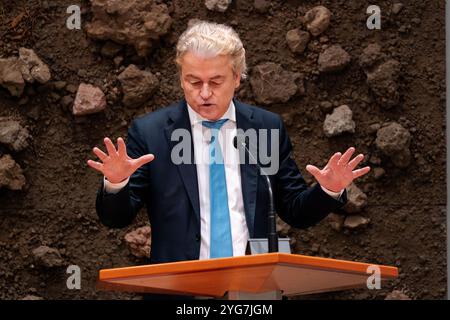 Den Haag, pays-Bas. 20 mars 2024. DEN HAAG, PAYS-BAS - 20 MARS : Geert Wilders (PVV) lors du débat plénier à la Tweede Kamer le 20 mars 2024 à Den Haag, pays-Bas (photo de John Beckmann/Orange Pictures) crédit : Orange pics BV/Alamy Live News Banque D'Images