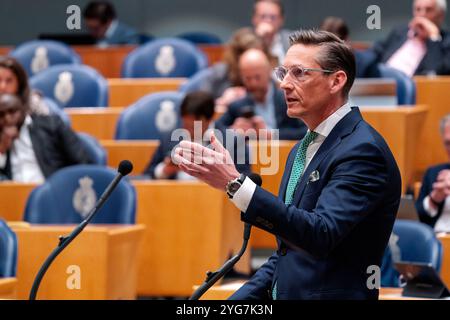 Den Haag, pays-Bas. 20 mars 2024. DEN HAAG, PAYS-BAS - 20 MARS : Joost Eerdmans (JA21) lors du débat plénier à la Tweede Kamer le 20 mars 2024 à Den Haag, pays-Bas (photo de John Beckmann/Orange Pictures) crédit : Orange pics BV/Alamy Live News Banque D'Images