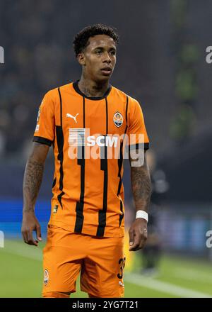 Gelsenkirchen, Deutschland. 06 novembre 2024. Kevin (FC Shakhtar Donetsk, 37) UEFA Champions League : FC Shakhtar Donetsk - BSC Young Boys ; Arena AufSchalke, Gelsenkirchen ; 06.11.2024 crédit : dpa/Alamy Live News Banque D'Images