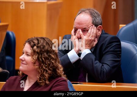 2024-07-03 Dutch Tweede Kamer débat en plénière DEN HAAG, PAYS-BAS - 3 JUILLET: Hans Vijlbrief D66 lors du débat en plénière à la Tweede Kamer le 3 juillet 2024 à Den Haag, pays-Bas Den Haag Tweede Kamer pays-Bas contenu non disponible pour redistribution aux pays-Bas directement ou indirectement par des tiers. Droit d'auteur : xJohnxBeckmannx Banque D'Images