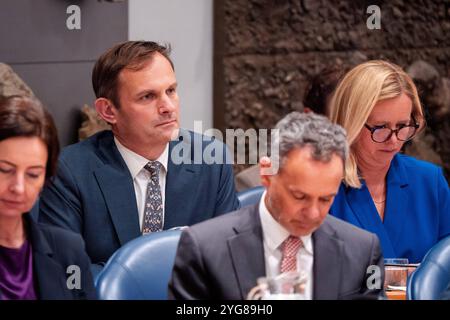 2024-07-03 Dutch Tweede Kamer débat en plénière DEN HAAG, PAYS-BAS - 3 JUILLET: Staatssecretaris Teun Struycken lors du débat en plénière à la Tweede Kamer le 3 juillet 2024 à Den Haag, pays-Bas Den Haag Tweede Kamer pays-Bas contenu non disponible pour redistribution aux pays-Bas directement ou indirectement par des tiers. Droit d'auteur : xJohnxBeckmannx Banque D'Images