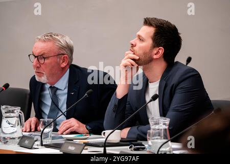 2024-03-06 Dutch Tweede Kamer Commission de justice et de sécurité DEN HAAG, PAYS-BAS - 6 MARS : Harmen Krul CDA lors d'une session de la Commission de justice et de sécurité au Tweede Kamer le 6 mars 2024 à Den Haag, pays-Bas Den Haag Tweede Kamer pays-Bas contenu non disponible pour redistribution aux pays-Bas directement ou indirectement par des tiers. Droit d'auteur : xJohnxBeckmannx Banque D'Images