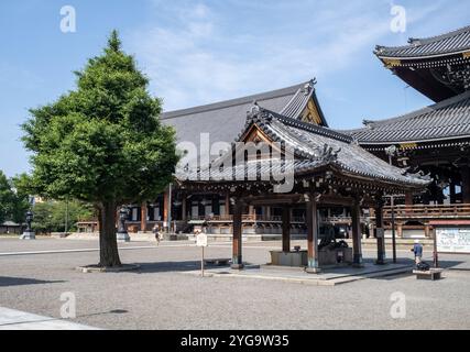 Higashi Hongan-ji Templei n Kyoto Japon Banque D'Images