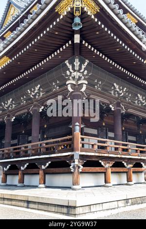 Higashi Hongan-ji Templei n Kyoto Japon Banque D'Images