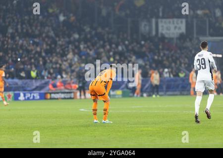 Gelsenkirchen, Deutschland. 06 novembre 2024. UEFA Champions League : FC Shakhtar Donetsk - BSC Young Boys ; Arena AufSchalke, Gelsenkirchen ; 06.11.2024 crédit : dpa/Alamy Live News Banque D'Images