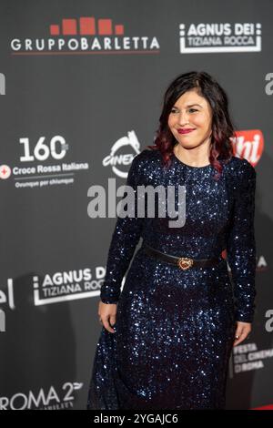 Rome, Italie. 06 novembre 2024. Giusy Ferreri assiste au bal de la Croix-Rouge à Rome, en Italie, le 6 novembre 2024. (Photo de Luca Carlino/NurPhoto) crédit : NurPhoto SRL/Alamy Live News Banque D'Images