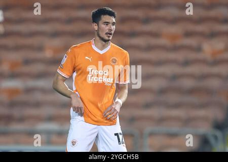 Blackpool, Royaume-Uni. 16 août 2024. Elkan Baggott de Blackpool lors du Bristol Street Motors Trophy match Blackpool vs Liverpool U21 à Bloomfield Road, Blackpool, Royaume-Uni, 6 novembre 2024 (photo par Mark Cosgrove/News images) à Blackpool, Royaume-Uni le 16/08/2024. (Photo de Mark Cosgrove/News images/SIPA USA) crédit : SIPA USA/Alamy Live News Banque D'Images
