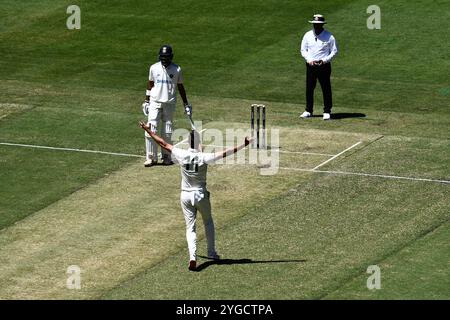 MELBOURNE AUSTRALIE. 7 novembre 2024. Australie v Inde 2e test au Melbourne Cricket Ground, Melbourne, Australie le 7 novembre 2024. Crédit : Karl Phillipson / Alamy Live News Banque D'Images