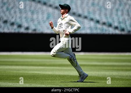 MELBOURNE AUSTRALIE. 7 novembre 2024. Australie v Inde 2e test au Melbourne Cricket Ground, Melbourne, Australie le 7 novembre 2024. Crédit : Karl Phillipson / Alamy Live News Banque D'Images