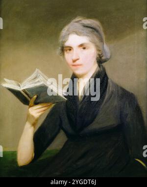 Mary Wollstonecraft (1759-1797), écrivain britannique, philosophe et avocate du suffrage féminin, portrait peint à l'huile sur toile par John Keenan, vers 1787 Banque D'Images