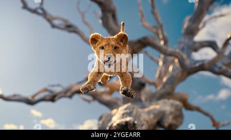 MUFASA : LE ROI DU LION (2024), RÉALISÉ PAR BARRY JENKINS. Crédit : Walt Disney Pictures / Fairview Entertainment / album Banque D'Images