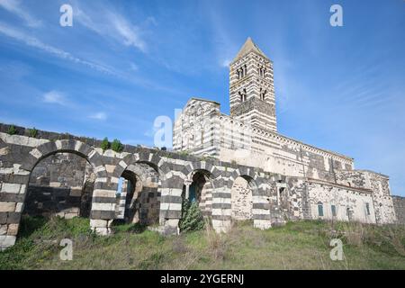 Santissima Trinità di Saccargia - Codrongianos - Sassari - Sardaigne - Italie Banque D'Images