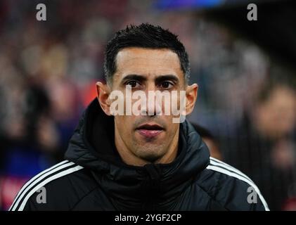 Allianz Areana, Munich, Allemagne. 06 novembre 2024. Bayern Munich versus Benfica, Allianz Areana, Munich, Allemagne. Ulrik Pedersen/CSM (image crédit : © Ulrik Pedersen/Cal Sport Media). Crédit : csm/Alamy Live News Banque D'Images