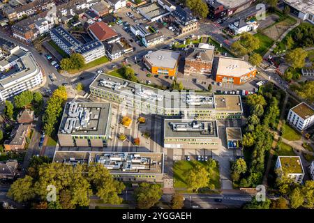 Luftbild, Hochschule Rhein-Waal, Bildungsinstitut, Kamperbruch, Kamp-Lintfort, Ruhrgebiet, Nordrhein-Westfalen, Deutschland ACHTUNGxMINDESTHONORARx60xEURO *** photographie aérienne, Université des sciences appliquées de Rhein Waal, Institut d'enseignement, Kamperbruch, Kamp Lintfort, région de la Ruhr, Rhénanie du Nord-Westphalie, Allemagne ATTENTIONxMINDESTHONORARx60xEURO Banque D'Images