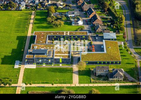 Luftbild, APX Verwaltung im LVR-Archäologischer Park Xanten, Niederbruch, Xanten, Niederrhein, Rhénanie du Nord-Westphalie, Deutschland ACHTUNGxMINDESTHONORARx60xEURO *** photographie aérienne, Administration APX dans le parc archéologique LVR Xanten, Niederbruch, Xanten, Bas-Rhin, Rhénanie du Nord-Westphalie, Allemagne ATTENTIONxMINDESTHONORARx60xEURO Banque D'Images