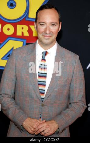 Tony Hale lors de la première mondiale de 'Toy Story 4' tenue à l'El Capitan Theatre à Hollywood, Etats-Unis le 11 juin 2019. Banque D'Images