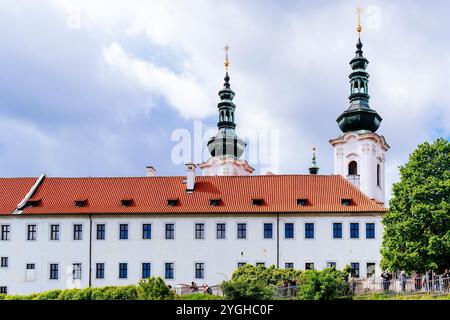 Strahovský klášter - Monastère de Strahov. Strahov, Prague, République tchèque, Europe Banque D'Images