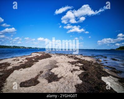 Fjords de Flensburg du côté danois Banque D'Images