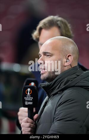 AMSTERDAM, 07-11-2024, JohanCruyff Arena, saison 2024/2025, UEFA Europa League match entre Ajax et Maccabi tel Aviv FC, Wesley Sneijder crédit : Pro Shots/Alamy Live News Banque D'Images