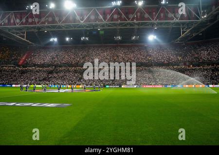 AMSTERDAM, 07-11-2024, JohanCruyff Arena, saison 2024/2025, UEFA Europa League match entre Ajax et Maccabi tel Aviv FC, aperçu du stade crédit : Pro Shots/Alamy Live News Banque D'Images