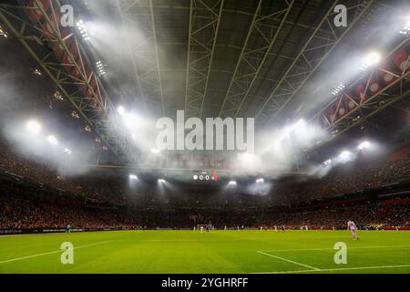 AMSTERDAM, 07-11-2024, JohanCruyff Arena, saison 2024/2025, UEFA Europa League match entre Ajax et Maccabi tel Aviv FC, aperçu du stade crédit : Pro Shots/Alamy Live News Banque D'Images