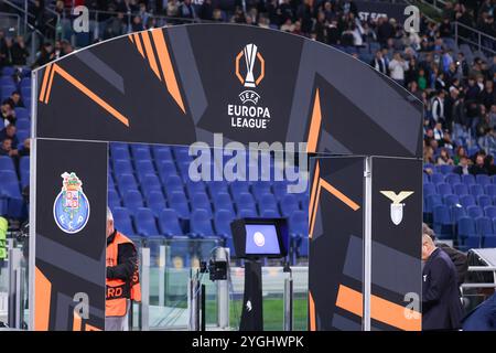 Roma, Latium, ITALIE. 7 novembre 2024. 07/11/2024 Rome, Stadio Olimpico, match de football valable pour Europa League 2024/24 entre SS Lazio vs SSC vs FC Porto. En photo : (crédit image : © Fabio Sasso/ZUMA Press Wire) USAGE ÉDITORIAL SEULEMENT! Non destiné à UN USAGE commercial ! Banque D'Images