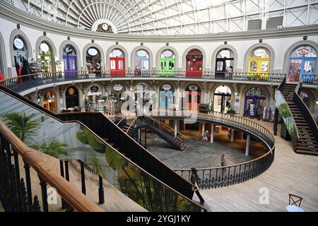 Leeds Corn Exchange, architecture victorienne, Call Lane, Leeds. West Yorkshire Banque D'Images