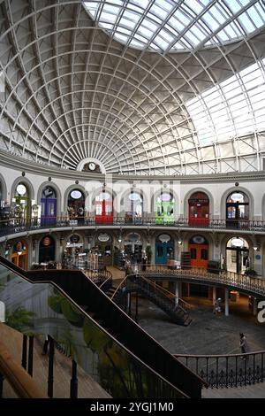 Leeds Corn Exchange, architecture victorienne, Call Lane, Leeds. West Yorkshire Banque D'Images