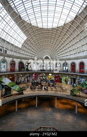 Leeds Corn Exchange, architecture victorienne, Call Lane, Leeds. West Yorkshire Banque D'Images