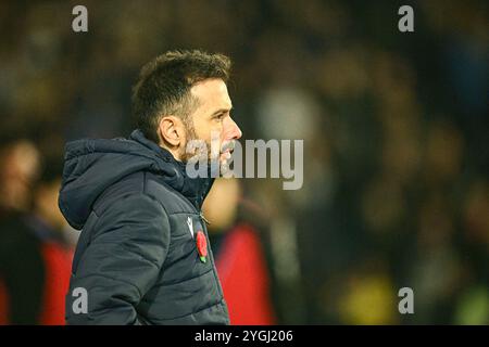 7 novembre 2024 : les Hawthorns, West Bromwich, West Midlands, Angleterre ; EFL Championship Football, West Bromwich Albion contre Burnley ; West Bromwich Albion Manager Carlos Corberan Banque D'Images