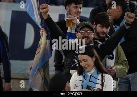 Rome, Rome, Italie. 7 novembre 2024. 4ème jour de l'UEFA Europa League entre S.S. Lazio VS F.C. Porto le 7 novembre 2024 au stade Olympique de Rome, italie (crédit image : © Stefano D'Offizi/ZUMA Press Wire) USAGE ÉDITORIAL SEULEMENT! Non destiné à UN USAGE commercial ! Banque D'Images