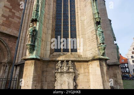 Braunschweig, Brunswick, église préparée Martini en basse-Saxe, Allemagne Banque D'Images