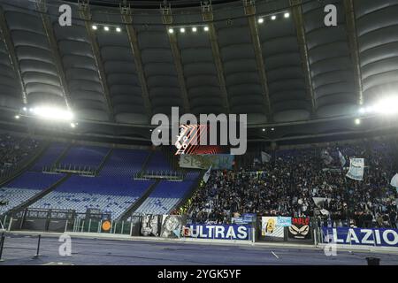 Rome, Italie 07.11.2024 : lors de l'UEFA Europa League 2024-2025, jour 4, match de football entre le SS Lazio et le FC Porto au stade Olympique de Rome le 7 Banque D'Images