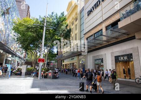 Brisbane, Queensland. 5 octobre 2024. Queen Street Mall, Brisbane. Crédit : Richard Milnes/Alamy Banque D'Images