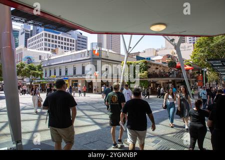 Brisbane, Queensland. 5 octobre 2024. Queen Street Mall, Brisbane. Crédit : Richard Milnes/Alamy Banque D'Images