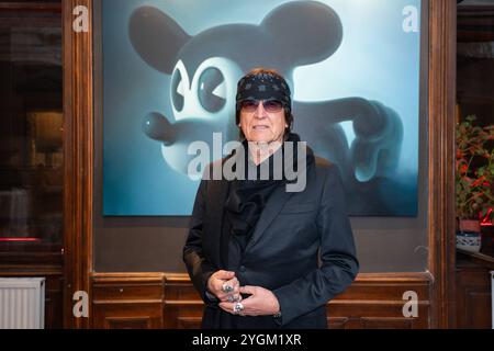 Soirée de charité avec vente aux enchères en faveur de Volkshilfe à l'occasion du 75e anniversaire de Michael Häupt Président de Volkshilfe au Palais Szechenyi Rahimi à Vienne, le 7 novembre 2024. Gottfried HELNWEIN (Portrait) - 20241107 PD15702 crédit : APA-PictureDesk/Alamy Live News Banque D'Images