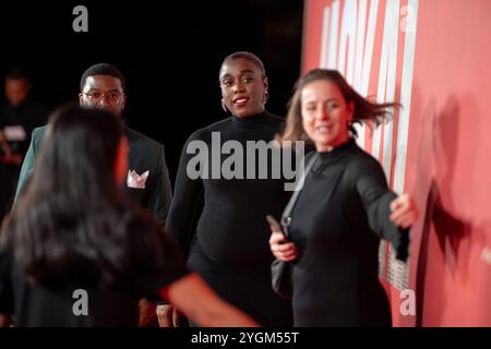 Lashana Lynch assiste à la première photo de 'The Day of the Jackal' à la Villa Wolkonsky à Rome, Italie, le 7 novembre 2024. (Photo de Luca Carlino/NurPhoto)0 crédit : NurPhoto SRL/Alamy Live News Banque D'Images