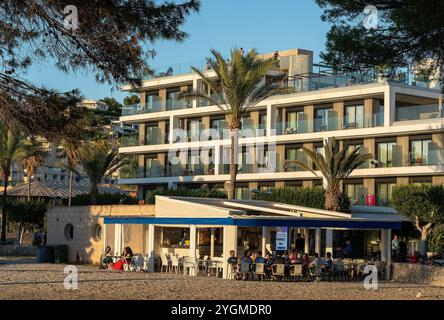 Restaurant Padrino, Santa Ponca, Majorque, Espagne Banque D'Images