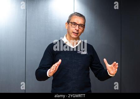 Anvers, Belgique. 08 novembre 2024. Jochim Aerts, PDG de Ridley, photographié lors d'une conférence de presse de l'équipe de cyclocross Ridley Racing Team, à Anvers, le vendredi 08 novembre 2024. BELGA PHOTO WARD VANDAEL crédit : Belga News Agency/Alamy Live News Banque D'Images